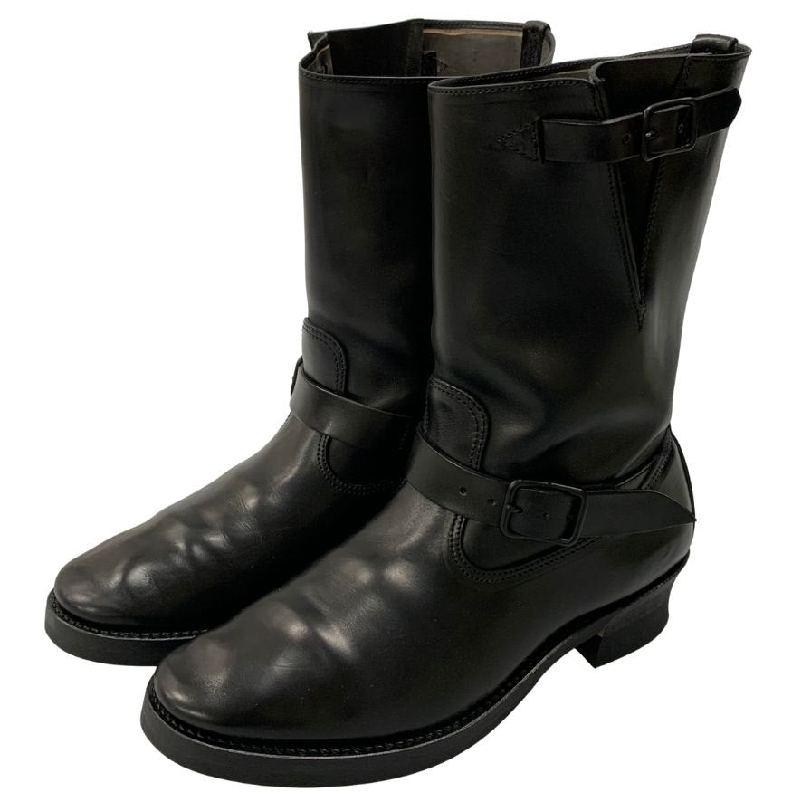 アトラクションズ  ビルトバック エンジニアブーツ 603 レザー ブラック メンズ サイズ8.5 ATTRACTIONS BILTBUCK THE PIONEER GUIDI HORSEBUTT 約26.5cm【AFD4】