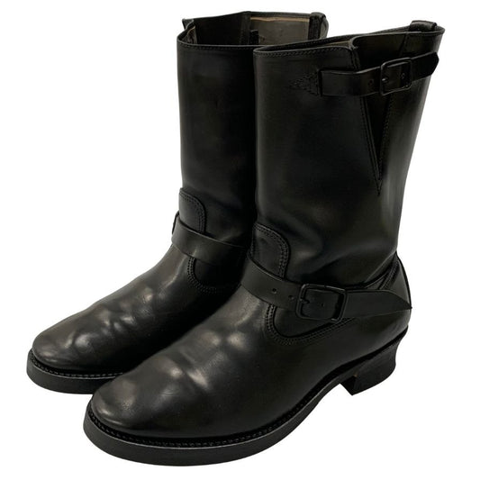 アトラクションズ  ビルトバック エンジニアブーツ 603 レザー ブラック メンズ サイズ8.5 ATTRACTIONS BILTBUCK THE PIONEER GUIDI HORSEBUTT 約26.5cm【AFD4】