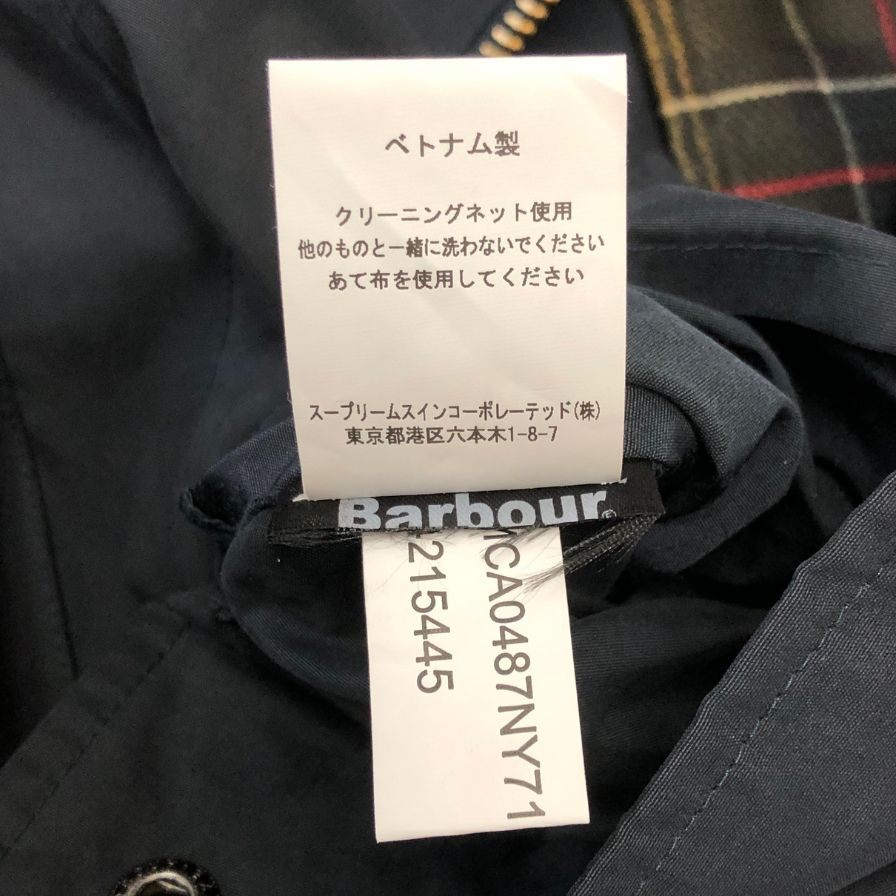 バブアー ジャケット ビデイル ピーチド ノンオイルド カバーオール 2001121 ネイビー メンズ サイズ38 Barbour BEDALE SL PEACHED【LA】