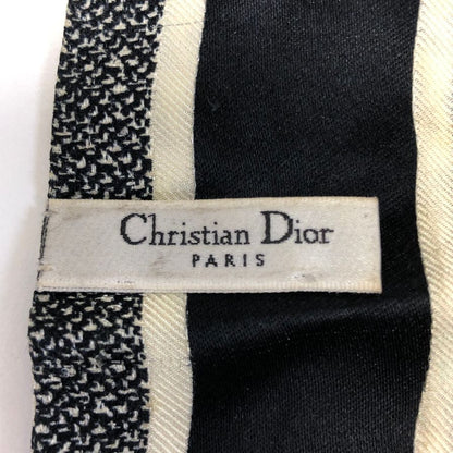 クリスチャンディオール ミッツァスカーフ ブラック Christian Dior【AFI3】