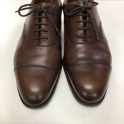 エドワードグリーン レザーシューズ ストレートチップ チェルシー 82ラスト ダークオークアンティーク UK7.5E EDWARD GREEN CHELSEA ビジネスシューズ 約26.0cm【LA】【中古】