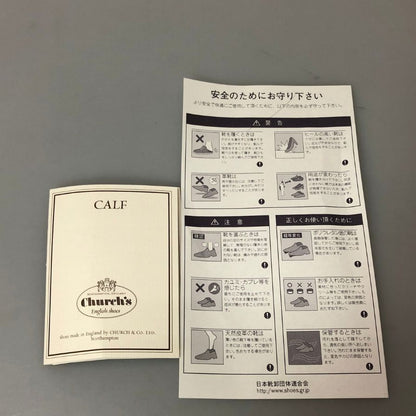 チャーチ チェットウィンド フルブローグ ブラック メンズ サイズ6.5 Church ビジネスシューズ 約25.0cm【LA】【中古】