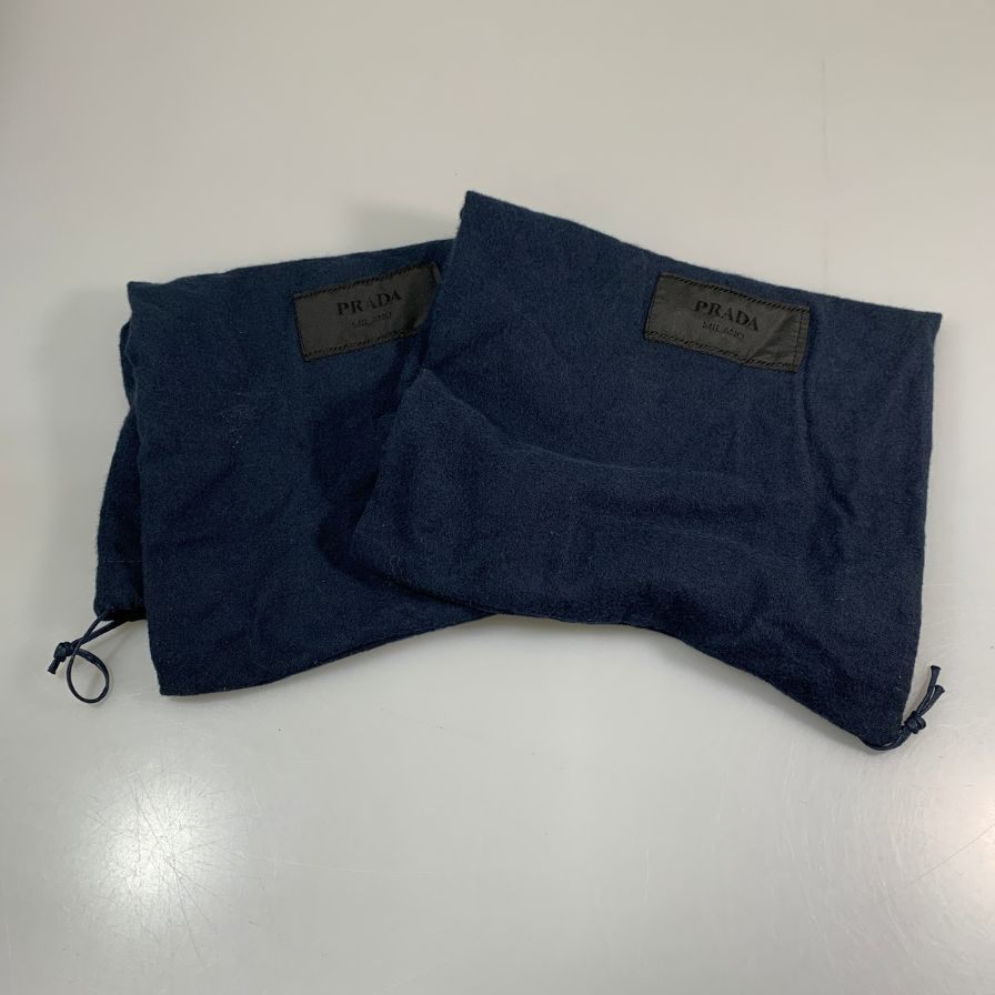 プラダ レザーシューズ  ローファー 2256 スクエアトゥ ブラウン メンズ サイズ6.5 PRADA 約25.5cm【AFD4】