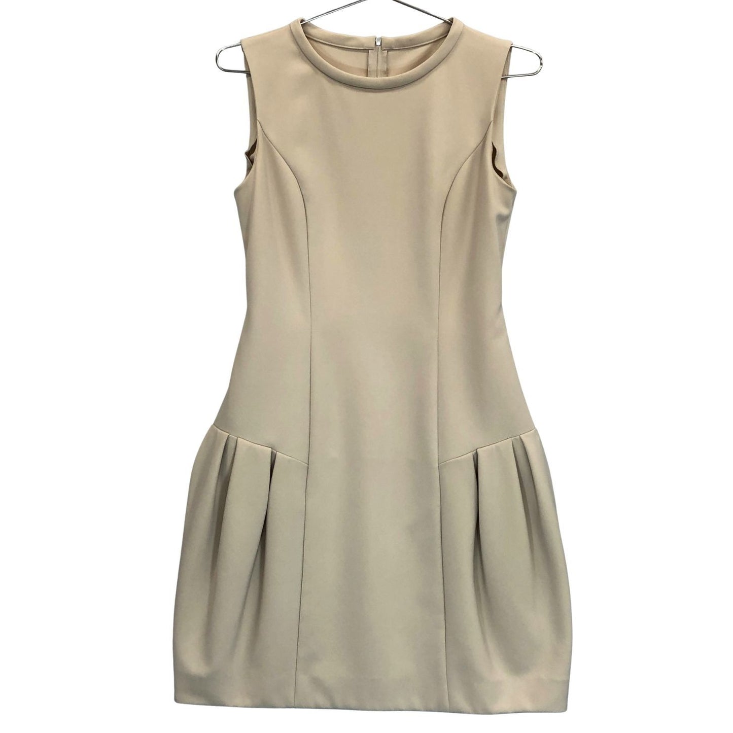 中古◆デイジー リン フォクシー コクーン タック ワンピース ノースリーブ 32109 レディース サイズ38 ベージュ DAISY LIN for FOXEY 【AFB13】