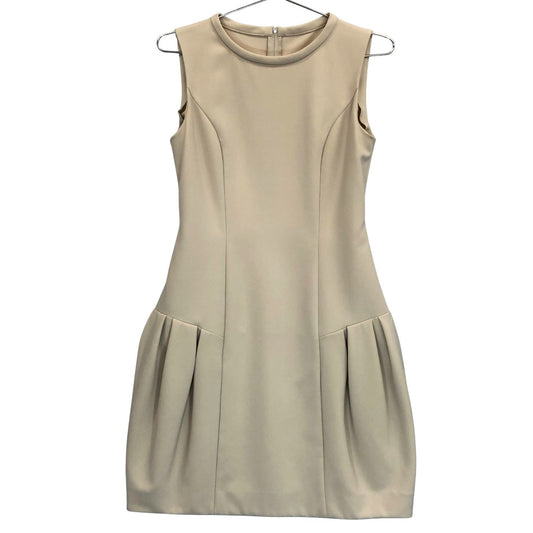 中古◆デイジー リン フォクシー コクーン タック ワンピース ノースリーブ 32109 レディース サイズ38 ベージュ DAISY LIN for FOXEY 【AFB13】