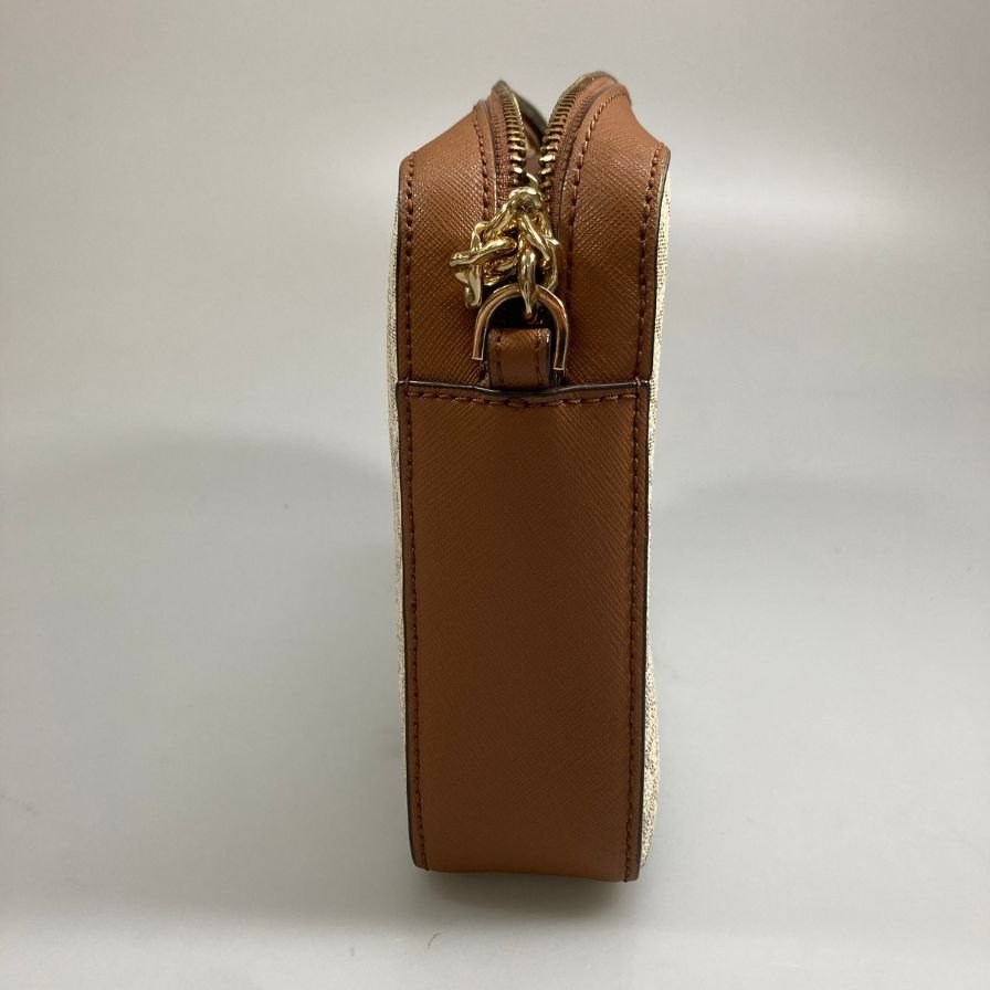 マイケルコース ショルダーバッグ ジェットセット レザー 総柄 レディース ブラック ホワイト MICHAEL KORS【AFE5】