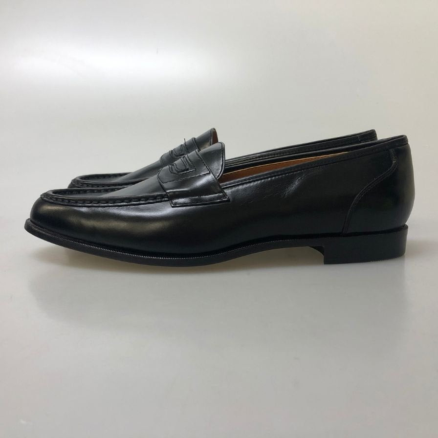 イブサンローラン レザーシューズ ローファー スリッポン マドラス社製 メンズ サイズ27cmEEE ブラック YVES SAINT LAURENT 約27.0cm【AFD6】