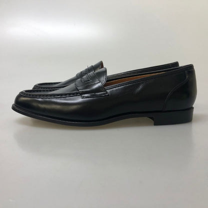 イブサンローラン レザーシューズ ローファー スリッポン マドラス社製 メンズ サイズ27cmEEE ブラック YVES SAINT LAURENT 約27.0cm【AFD6】