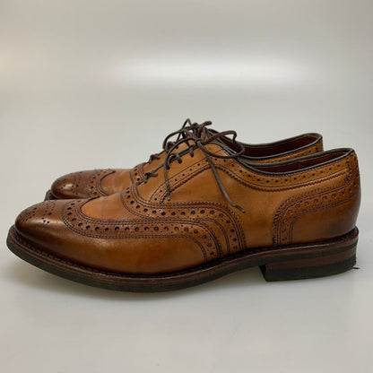 アレンエドモンズ レザーシューズ マカリスター ウイングチップ カーフ ブラウン サイズUS7.5 Allen Edmonds McAllister ビジネスシューズ 約25.5cm【LA】【中古】