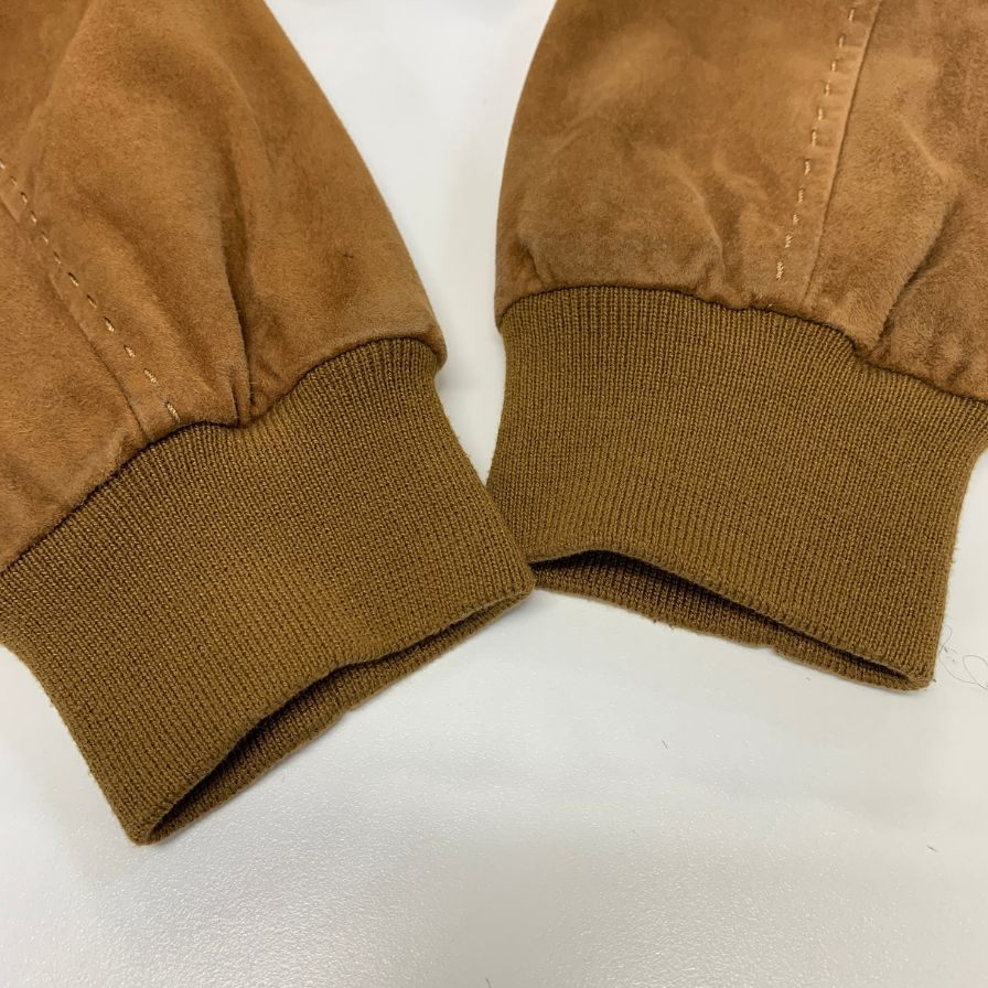 美品◆モーファー バルスタージャケット スエード ブラウン サイズ46 メンズ MOFAR 【AFG1】