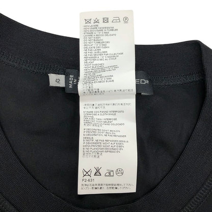 極美品◆ディースクエアード トップス シルク100% レディース サイズ42 ブラック S72NC0452 S40249 DSQUARED2 【AFB44】