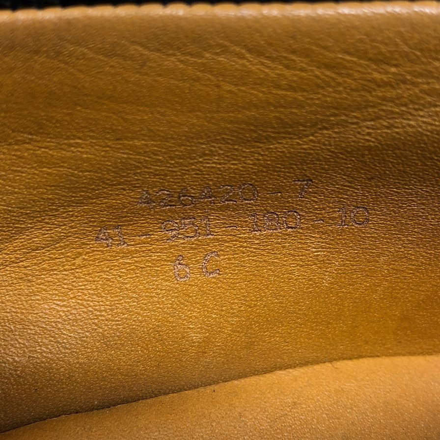 ジェイエムウエストン シグネチャーローファー パテント 180 41ラスト サイズ6C ブラック J.M.WESTON ローファー 約25.0cm【LA】【中古】