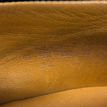 ジェイエムウエストン シグネチャーローファー パテント 180 41ラスト サイズ6C ブラック J.M.WESTON ローファー 約25.0cm【LA】【中古】
