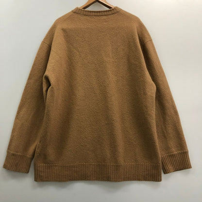 中古◆ジルサンダー クルーネックニット ブラウン メンズ サイズ 54 185/100A JIL SANDER 【AFB35】