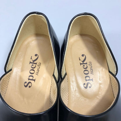 ハルタ スポックシューズ レザー スリッポン 850 ブラック サイズ23 レディース HARUTA Spock 約23.0cm【AFD15-2】
