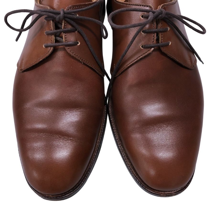 ロイドフットウェア レザーシューズ プレーントゥ  クロケット&ジョーンズ製  ブラウン メンズ サイズ6E Lloyd Footwear 約24.0cm【AFC8】