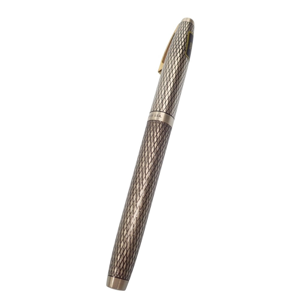 中古◆シェーファー 万年筆 スターリングシルバー ペン先14K シルバー SHEAFFER【AFI4】