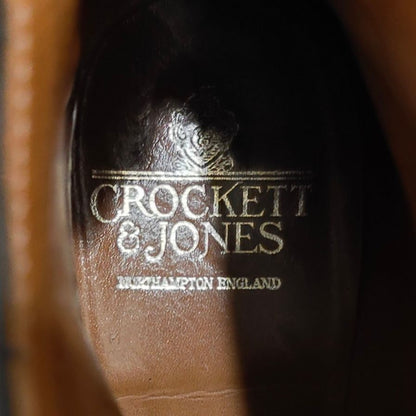 クロケット＆ジョーンズ コニストン キャップトゥ ブーツ カーフ ブラック サイズUK6.5E CROCKETT&JONES ブーツ 約25.0cm【LA】【中古】
