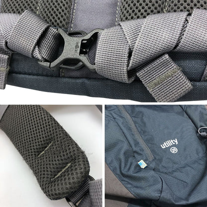 カリマー バックパック ユーティリティ 25 リュック デイパック 登山 ナイロン ネイビー 25L Karrimor【AFE3】