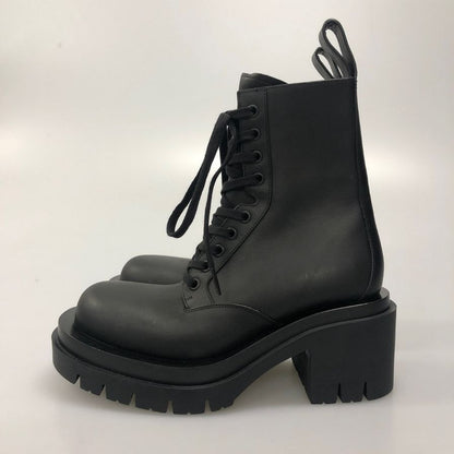 ボッテガヴェネタ ブーツ LUG ANKLE ブラック サイズ35 レディース BOTTEGA VENETA 約21.5cm【AFD7】