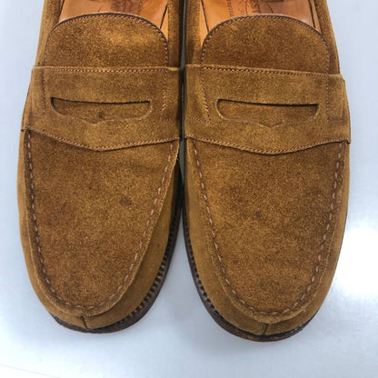 ジェイエム ウエストン ローファー スエード ライトブラウン系 サイズ4.5 メンズ J.M.WESTON 約24.5cm【AFC33】