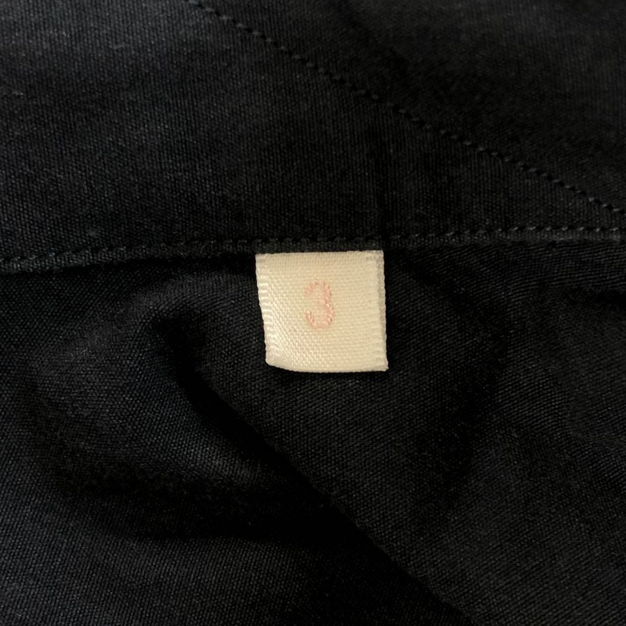 極美品◆コモリ 長袖シャツ ネイビー メンズ サイズ3 C03-02001 COMOLI 【AFB18】