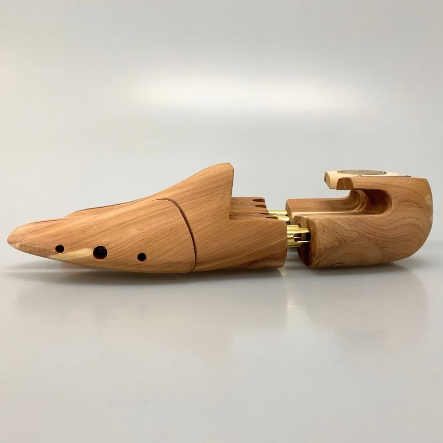 ナチュラルスタッフ シューツリー シューキーパー  木製 メンズ サイズ 41/42 ブラウン Natural Stuff 約26.0cm【AFC36】