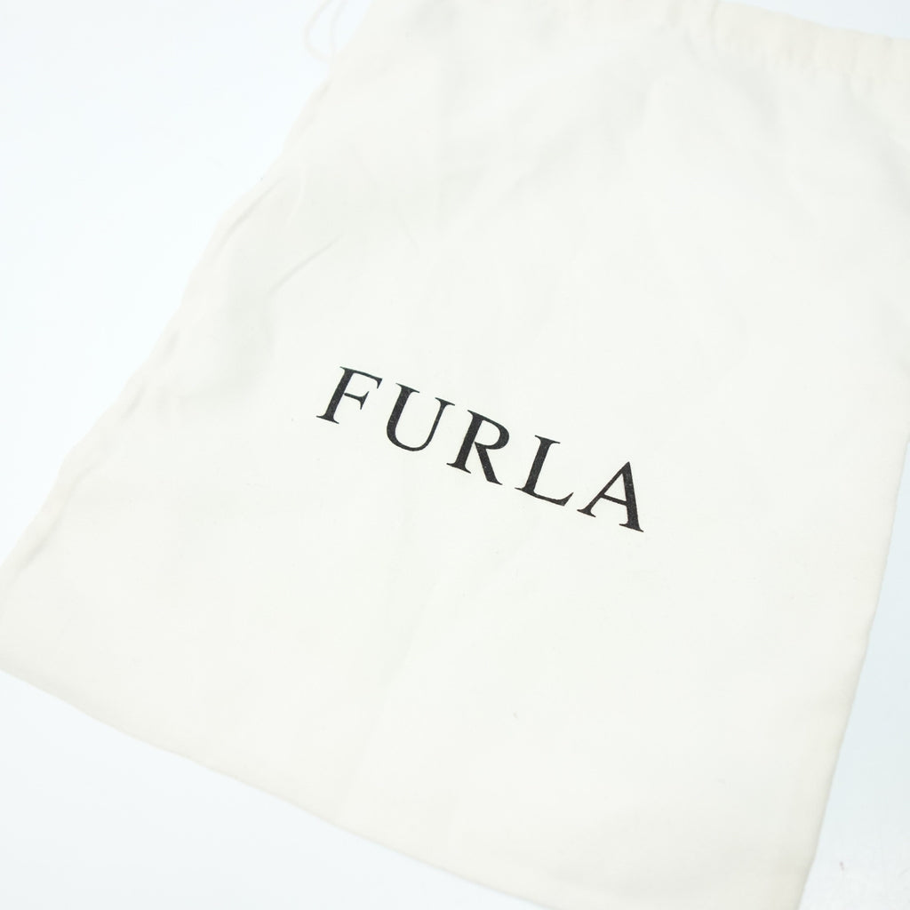 美品◆フルラ ショルダーバッグ WB00588 クリオ バケット 2way オレンジ系 レディース FURLA【AFE4】