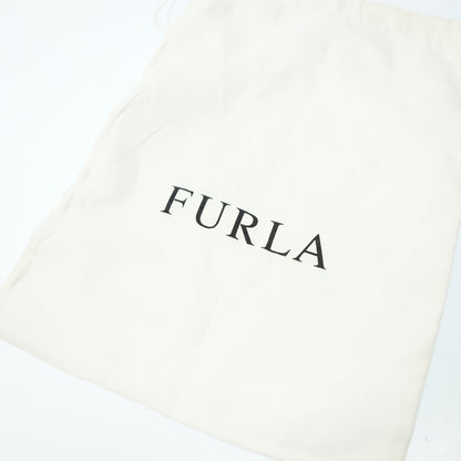 美品◆フルラ ショルダーバッグ WB00588 クリオ バケット 2way オレンジ系 レディース FURLA【AFE4】