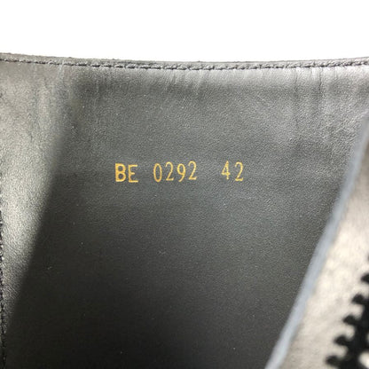セリーヌ サイドジップ 厚底ブーツ  BE0292 メンズ サイズ43 ブラック CELINE 約28.0cm【AFC47】