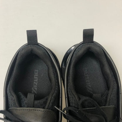 ミズノ ウェーブプロフェシー モック レザー Uチップ 厚底スニーカー メンズ サイズ26 ブラック MIZUNO WAVE PROPHECY MOC 約26.0cm【AFD15】