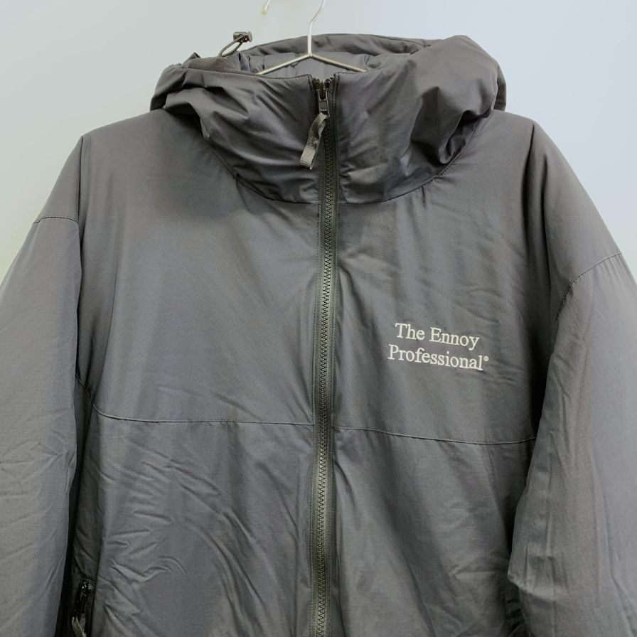 極美品◆エンノイ 中綿ジャケット メンズ サイズL ブラック AW25BRENJK03LP The Ennoy Professional 【AFA24】