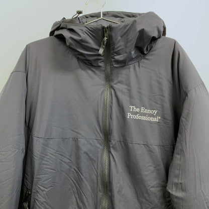 極美品◆エンノイ 中綿ジャケット メンズ サイズL ブラック AW25BRENJK03LP The Ennoy Professional 【AFA24】