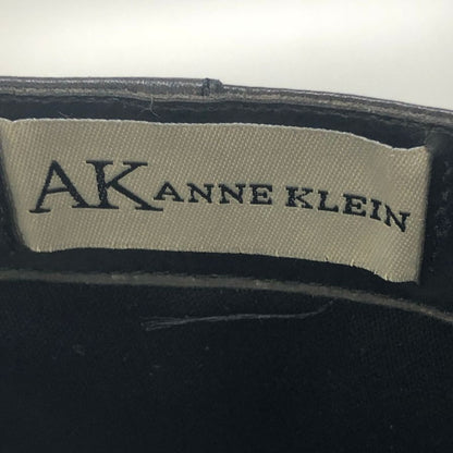 アンクライン ロング ブーツ レザー レディースサイズ 9   ブラック ANNE KLEIN 約26.0cm【AFD9-2】