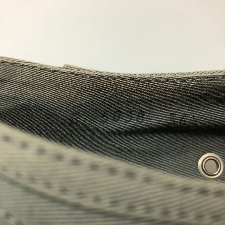 プラダ スニーカー 5638 キャンバス トゥチップ グレー系 レディース サイズ36.5 PRADA 約23.5cm【AFC49】