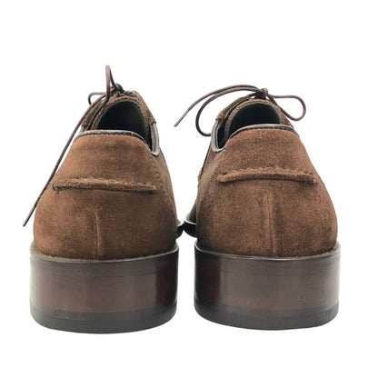 スーツカンパニー レザーシューズ 3489 Uチップ スエード ブラウン サイズ39 メンズ THE SUIT COMPANY 約24.5cm【AFC47】