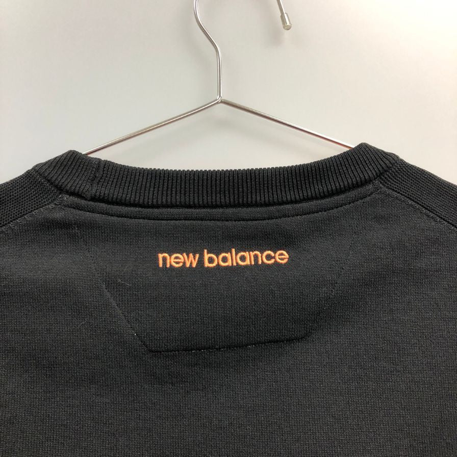 美品◆ニューバランス ゴルフ ニット クルーネック ブラック メンズ サイズ6 New Balance Golf 【AFA21】