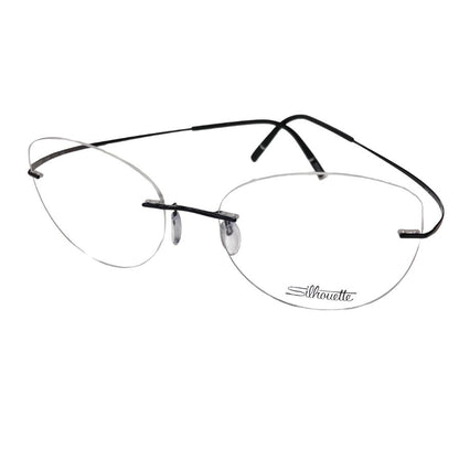 シルエット メガネ リムレス 5599 9142  □17 150 ブラック silhouette【AFI18-2】