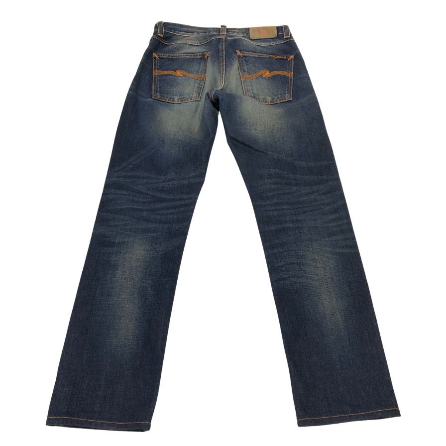 ヌーディージーンズ デニムパンツ ストレート W28 L32 メンズ ブルー系 Nudie Jeans 【AFB29】