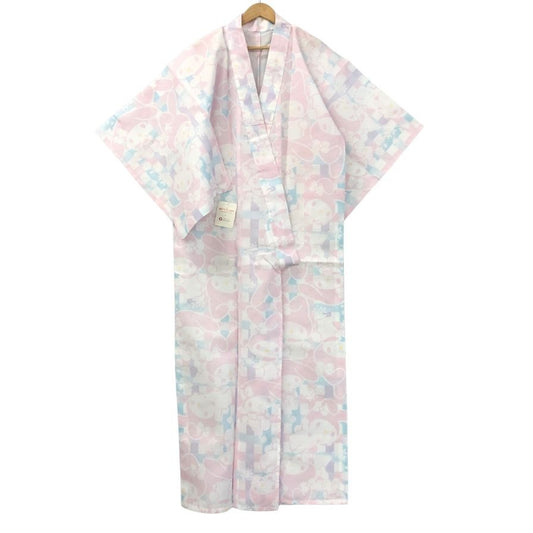ふりふ 浴衣 サンリオ マイメロディ サイズL レディース ピンク系【AFB13】【中古】