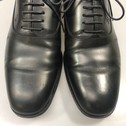 トッズ シューズ レースアップシューズ プレーントゥ レザー ブラック メンズ サイズ7 TOD’S 約26.0cm【AFC49】