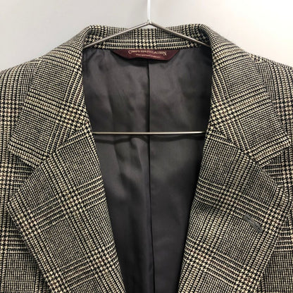美品◆チャップス ラルフローレン 2B テーラードジャケット チェック メンズ サイズ94 AB4 CHAPS Ralph Lauren 【AFF22】