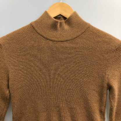 美品◆マメ クロゴウチ ニットセーター MM17AW-KN027 カシミア シルク ニット ハイネック ベージュ系 サイズ2 レディース Mame Kurogouchi 【AFB17】