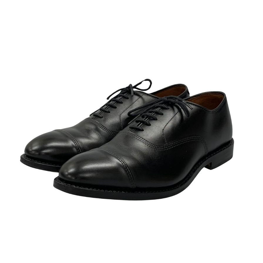 美品◆アレン エドモンズ レザーシューズ ストレートチップ パークアベニュー ブラック メンズ サイズ8E Allen Edmonds PARK AVENUE【AFD7】