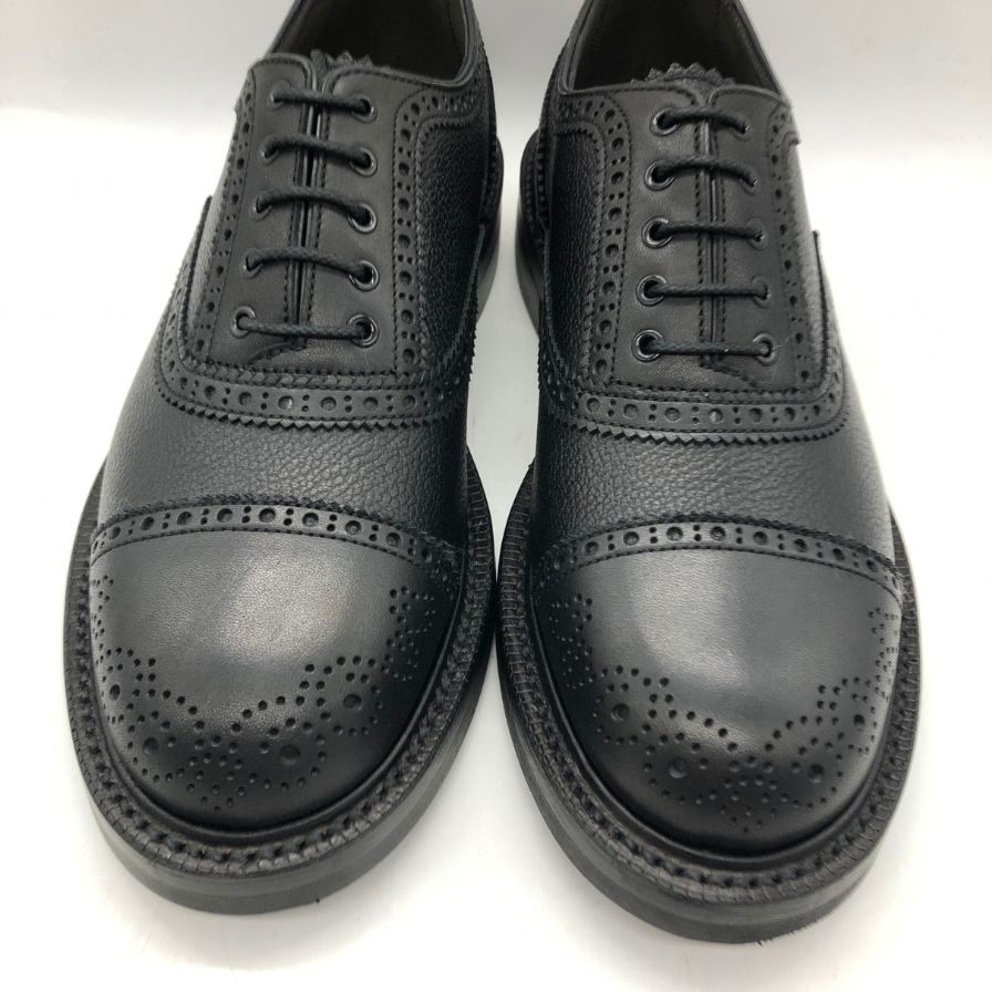 フット ザ コーチャー カントリーマナー 6141034101-KT1818 ブラック サイズ7 メンズ foot the coacher 約25.0cm【AFD9-2】