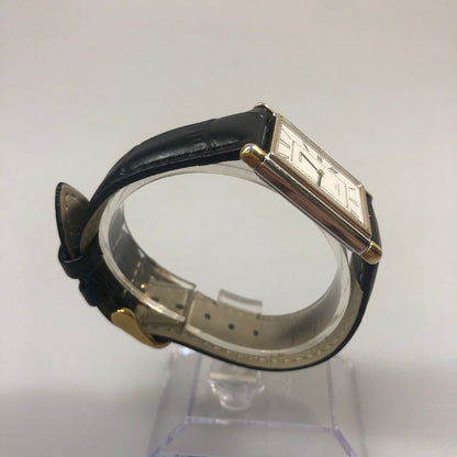 セイコー クォーツ スクエア 腕時計 クォーツ スクエア 2針 ユニセックス シルバー×ゴールド SEIKO S.W.U.【AFB55】