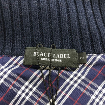 未使用◆ブラックレーベル クレストブリッジ カーディガン ハイネック 51N09-208-18 サイズ2 メンズ レッド BLACK LABEL CRESTBRIDGE 【AFB14】