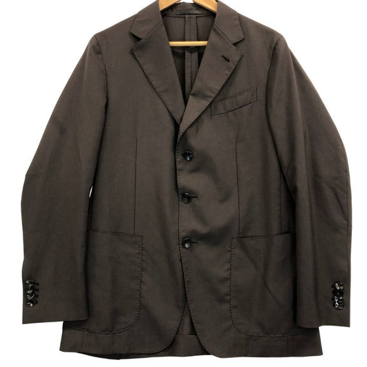 美品◆カルーゾ テーラードジャケット バタフライ ブラウン メンズ サイズ表記なし CARUSO 【AFB5】