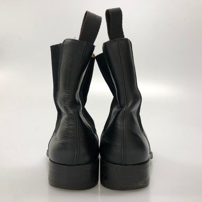 サントーニ サイドゴアブーツ レザー ブラック メンズ サイズ7.5 Santoni 約26.0cm【AFC4】