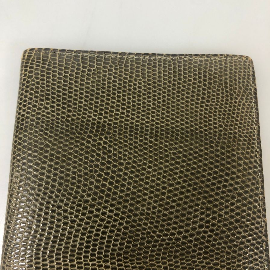 エルメス 手帳カバー リザード 〇S刻印 アジェンダ ヴィジョン ブラウン系 HERMES【AFI15】【中古】